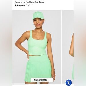 Fabletics PureLux Built In Bra Top